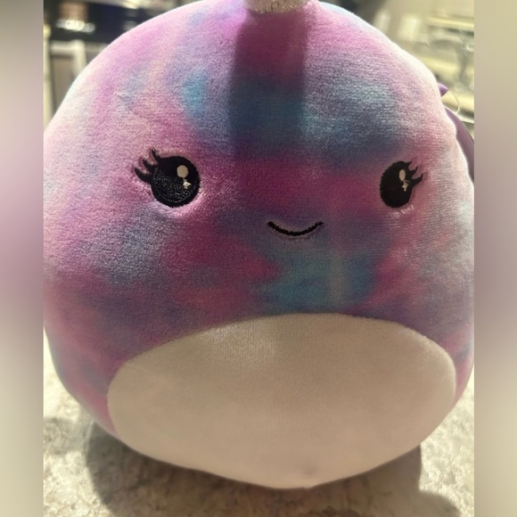 Squishmallows Hallie the Narwhal Original 8" Stuffed Plush NWT - Picture 2 of 6